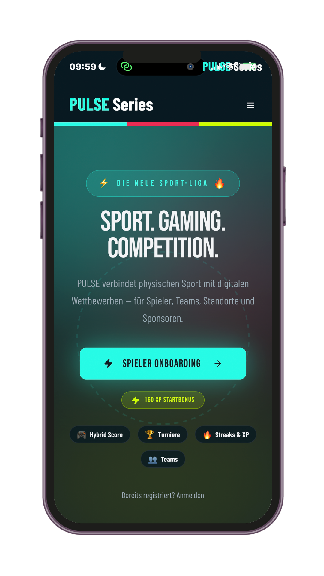 Mobile Onboarding mit XP-Bonus