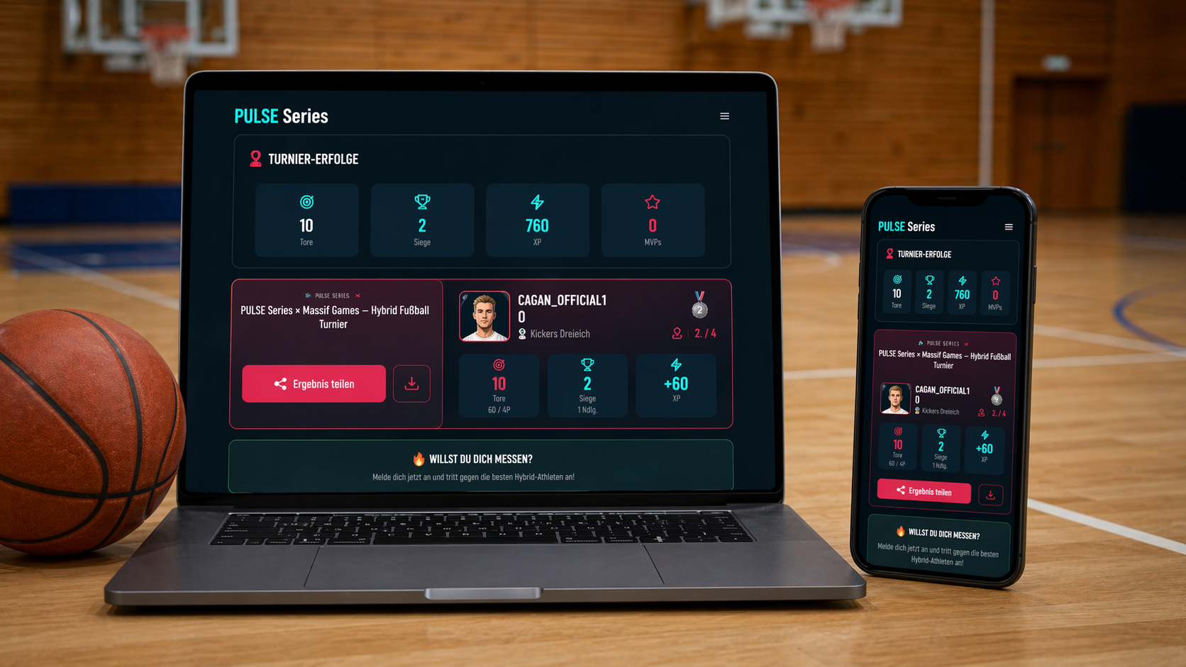 PULSE Series App Turnier-Erfolge