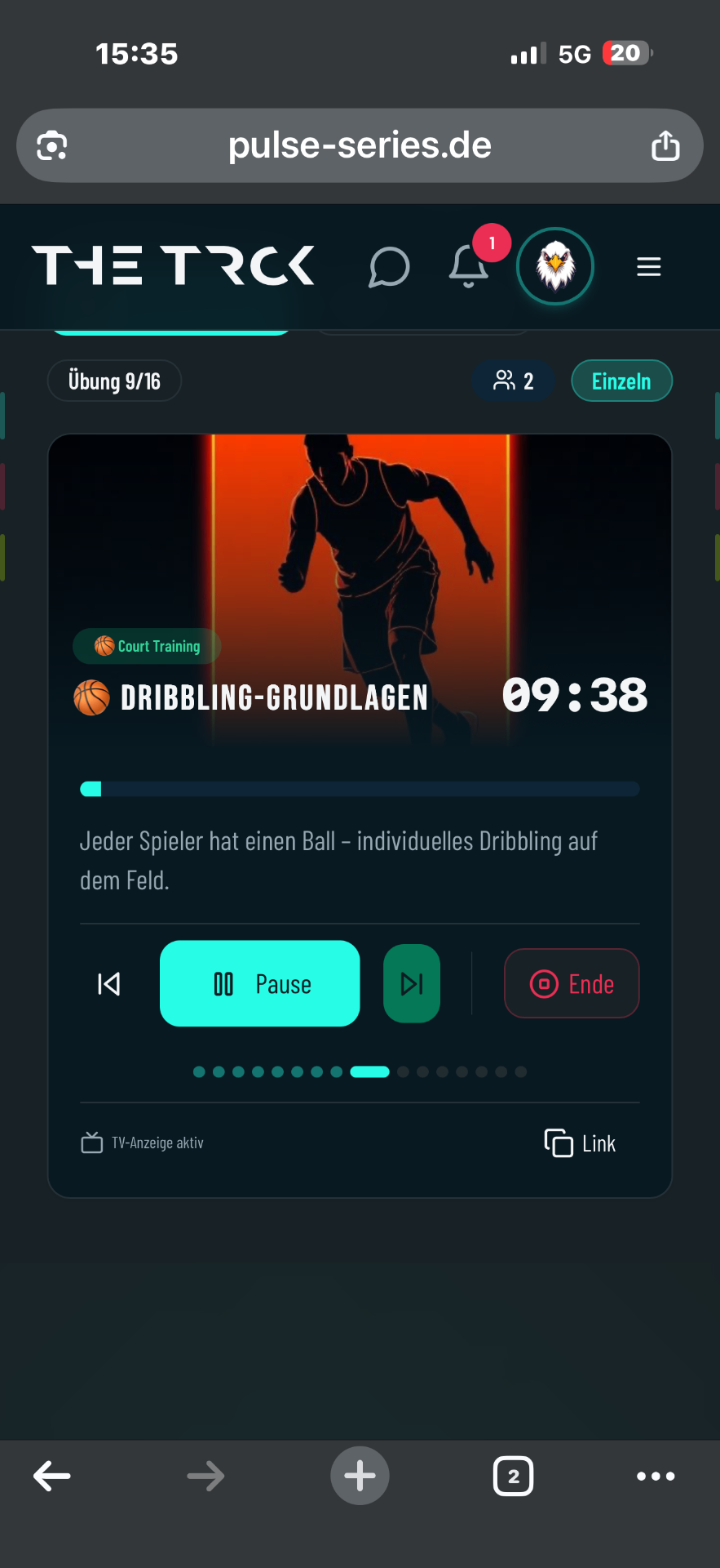 Spielleiter-App: Live-Steuerung eines Matches